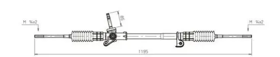 Lenkgetriebe GENERAL RICAMBI FO4023 Bild Lenkgetriebe GENERAL RICAMBI FO4023