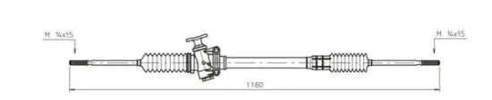 Lenkgetriebe GENERAL RICAMBI VO4003 Bild Lenkgetriebe GENERAL RICAMBI VO4003