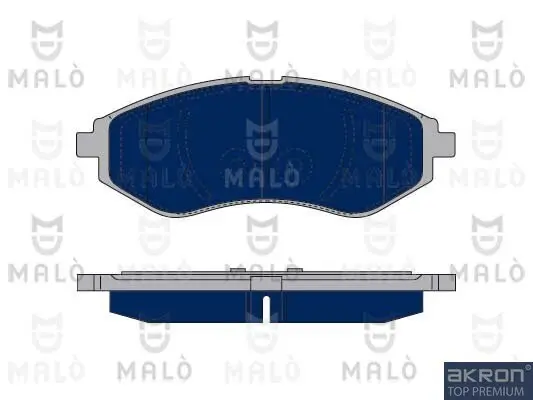 Bremsbelagsatz, Scheibenbremse AKRON-MALÒ 1050193 Bild Bremsbelagsatz, Scheibenbremse AKRON-MALÒ 1050193