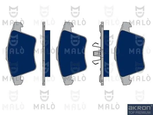 Bremsbelagsatz, Scheibenbremse AKRON-MALÒ 1050249 Bild Bremsbelagsatz, Scheibenbremse AKRON-MALÒ 1050249