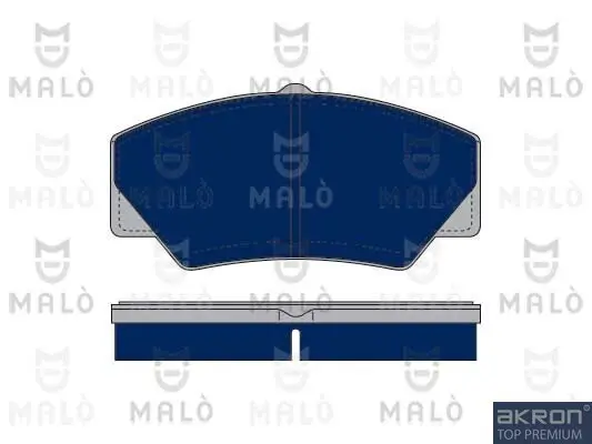 Bremsbelagsatz, Scheibenbremse AKRON-MALÒ 1050298 Bild Bremsbelagsatz, Scheibenbremse AKRON-MALÒ 1050298