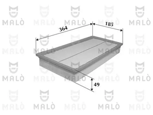 Luftfilter AKRON-MALÒ 1500021 Bild Luftfilter AKRON-MALÒ 1500021