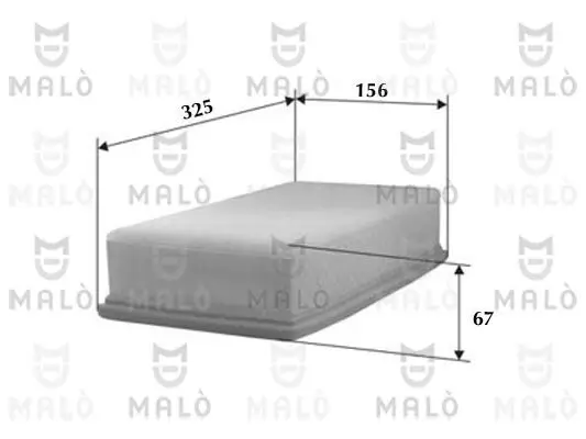 Luftfilter AKRON-MALÒ 1500063 Bild Luftfilter AKRON-MALÒ 1500063