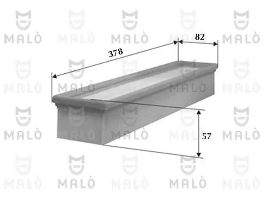 Luftfilter AKRON-MALÒ 1500074 Bild Luftfilter AKRON-MALÒ 1500074