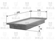 Seilzug, Kupplungsbetätigung AKRON-MALÒ 21153