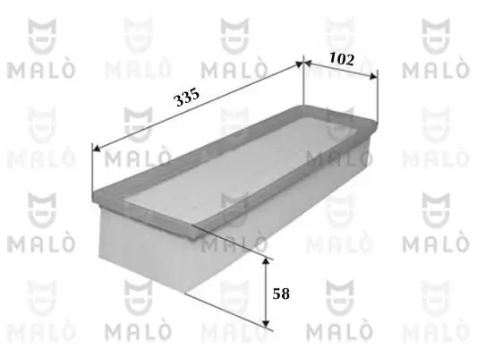 Luftfilter AKRON-MALÒ 1500143 Bild Luftfilter AKRON-MALÒ 1500143