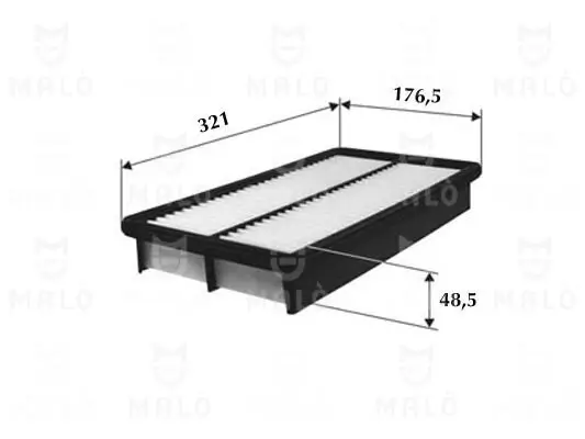 Luftfilter AKRON-MALÒ 1500271 Bild Luftfilter AKRON-MALÒ 1500271