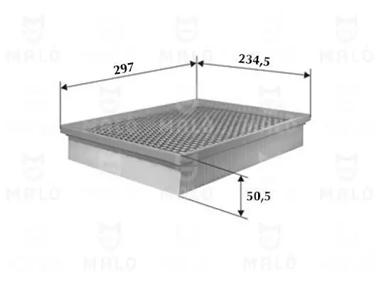 Luftfilter AKRON-MALÒ 1500395 Bild Luftfilter AKRON-MALÒ 1500395