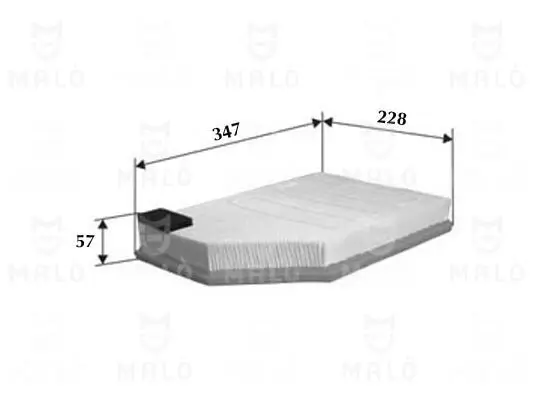 Luftfilter AKRON-MALÒ 1500445 Bild Luftfilter AKRON-MALÒ 1500445