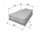 Seilzug, Feststellbremse hinten links hinten rechts AKRON-MALÒ 21398