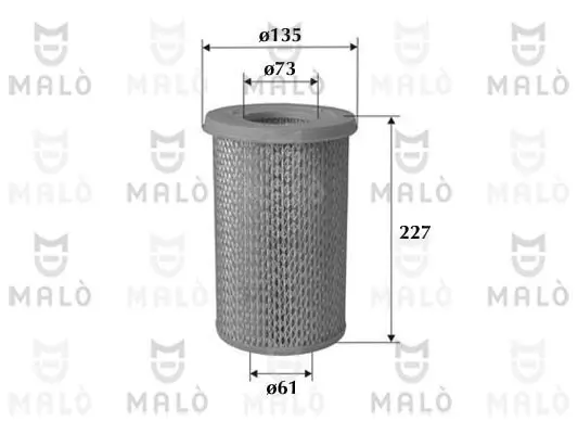 Luftfilter AKRON-MALÒ 1500604 Bild Luftfilter AKRON-MALÒ 1500604