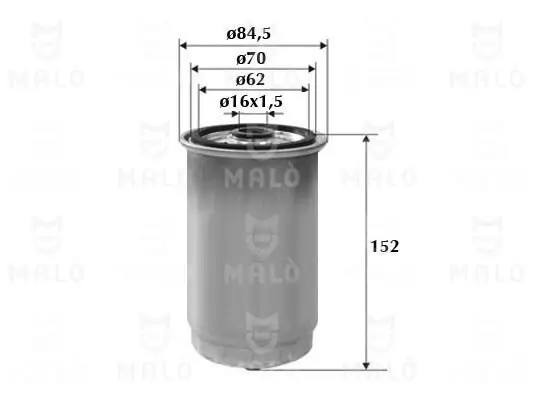 Kraftstofffilter AKRON-MALÒ 1520150 Bild Kraftstofffilter AKRON-MALÒ 1520150