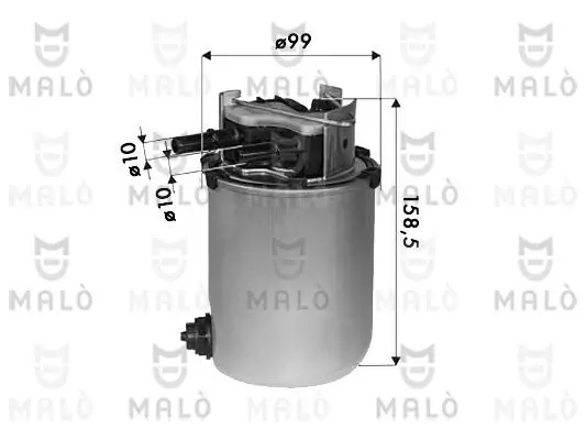 Kraftstofffilter AKRON-MALÒ 1520246 Bild Kraftstofffilter AKRON-MALÒ 1520246