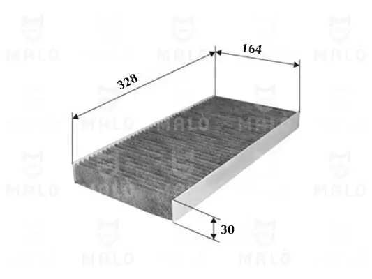 Filter, Innenraumluft AKRON-MALÒ 1530482 Bild Filter, Innenraumluft AKRON-MALÒ 1530482