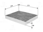 Seilzug, Feststellbremse hinten links hinten rechts AKRON-MALÒ 22852