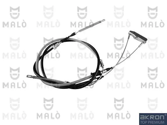 Seilzug, Feststellbremse hinten links hinten rechts AKRON-MALÒ 21592 Bild Seilzug, Feststellbremse hinten links hinten rechts AKRON-MALÒ 21592