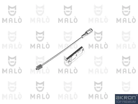 Seilzug, Feststellbremse hinten links hinten rechts AKRON-MALÒ 26116 Bild Seilzug, Feststellbremse hinten links hinten rechts AKRON-MALÒ 26116