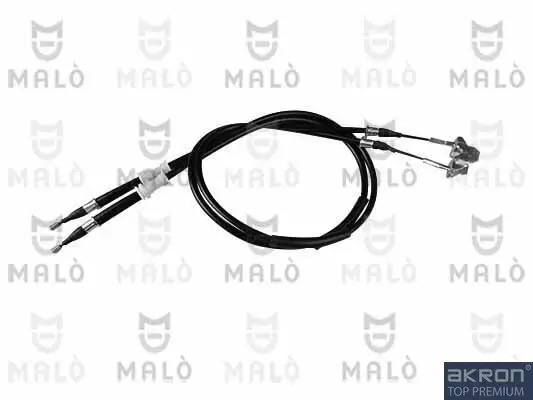 Seilzug, Feststellbremse Mitte AKRON-MALÒ 26274