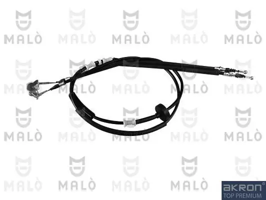 Seilzug, Feststellbremse hinten links hinten rechts AKRON-MALÒ 26438