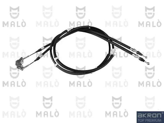 Seilzug, Feststellbremse hinten links Mitte hinten rechts AKRON-MALÒ 29061 Bild Seilzug, Feststellbremse hinten links Mitte hinten rechts AKRON-MALÒ 29061