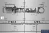Bremsschlauch beidseitig Vorderachse AKRON-MALÒ 8084