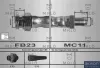 Bremsschlauch beidseitig Vorderachse AKRON-MALÒ 80188