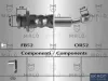 Bremsschlauch beidseitig Vorderachse AKRON-MALÒ 80449