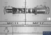 Bremsschlauch beidseitig Vorderachse AKRON-MALÒ 8623