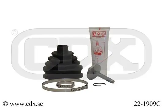 Faltenbalgsatz, Antriebswelle CDX 22-1909C Bild Faltenbalgsatz, Antriebswelle CDX 22-1909C
