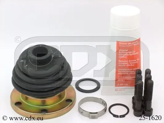 Faltenbalgsatz, Antriebswelle CDX 25-1620 Bild Faltenbalgsatz, Antriebswelle CDX 25-1620