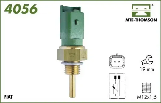 Sensor, Kühlmitteltemperatur MTE-THOMSON 4056 Bild Sensor, Kühlmitteltemperatur MTE-THOMSON 4056