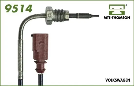 Sensor, Abgastemperatur vor Rußpartikelfilter MTE-THOMSON 9514 Bild Sensor, Abgastemperatur vor Rußpartikelfilter MTE-THOMSON 9514