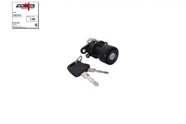 Heckklappenschloss hinten AUTOMEGA 100019210