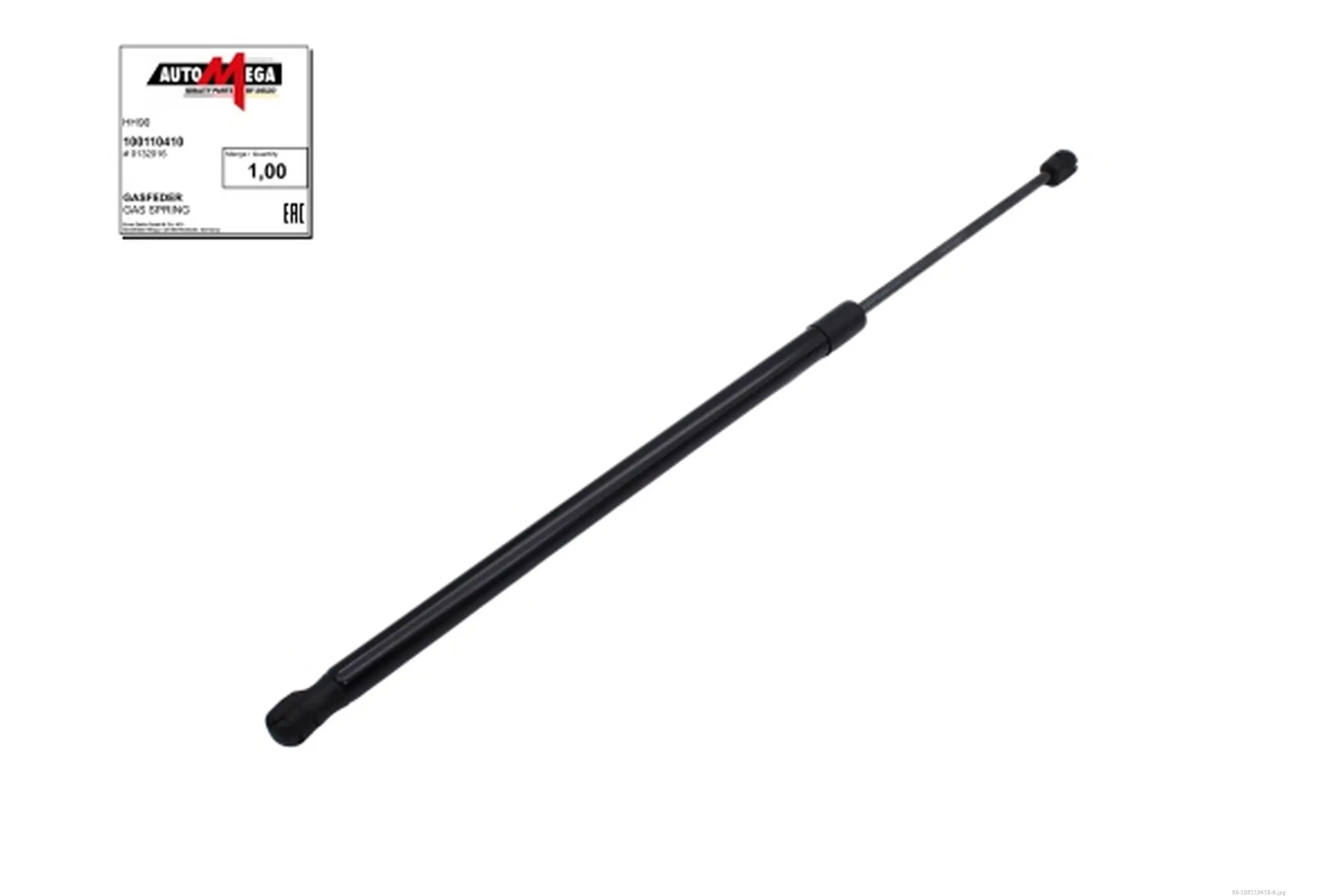 Gasfeder, Koffer-/Laderaum Fahrzeugheckklappe beidseitig AUTOMEGA 100110410