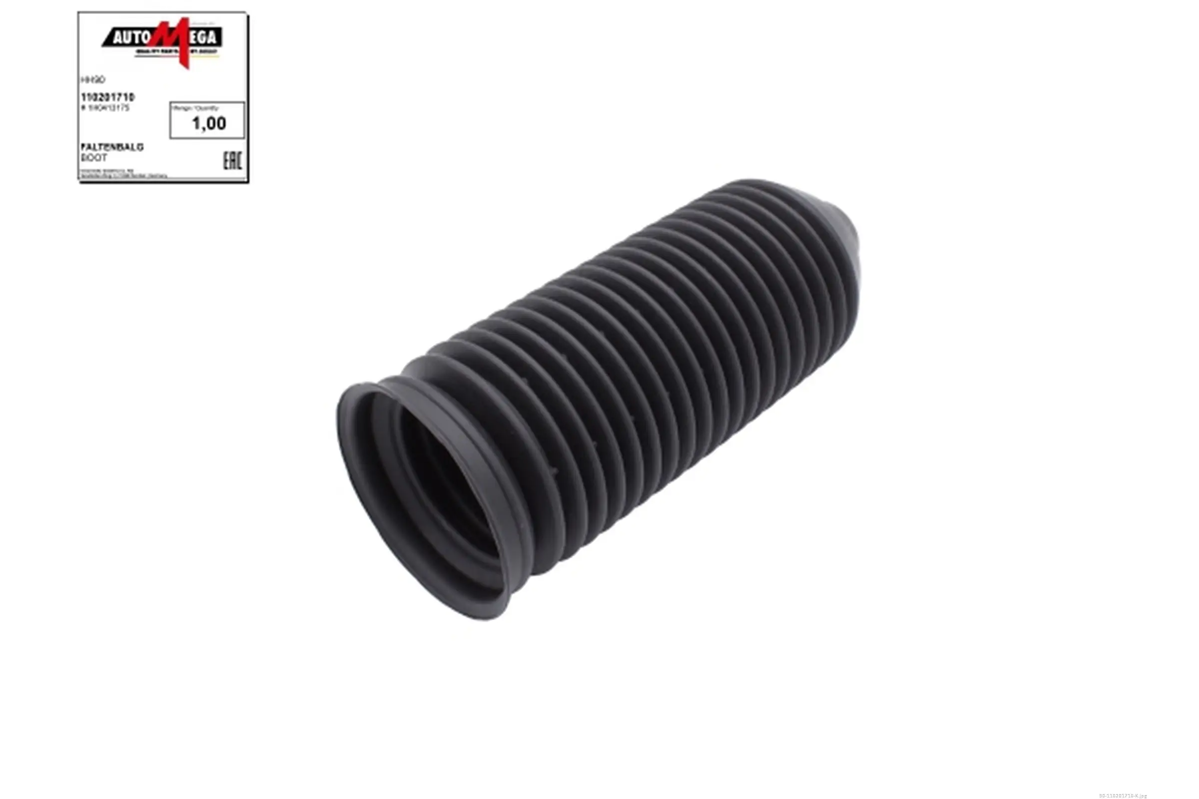 Schutzkappe/Faltenbalg, Stoßdämpfer Vorderachse AUTOMEGA 110201710