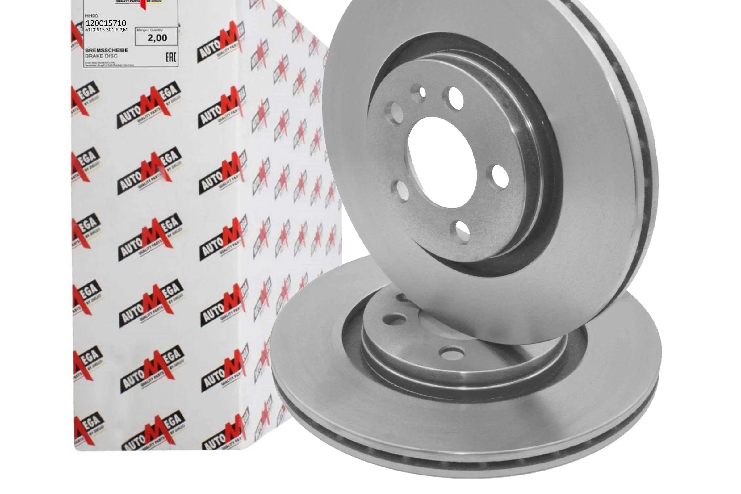 Bremsscheibe Vorderachse AUTOMEGA 120015710