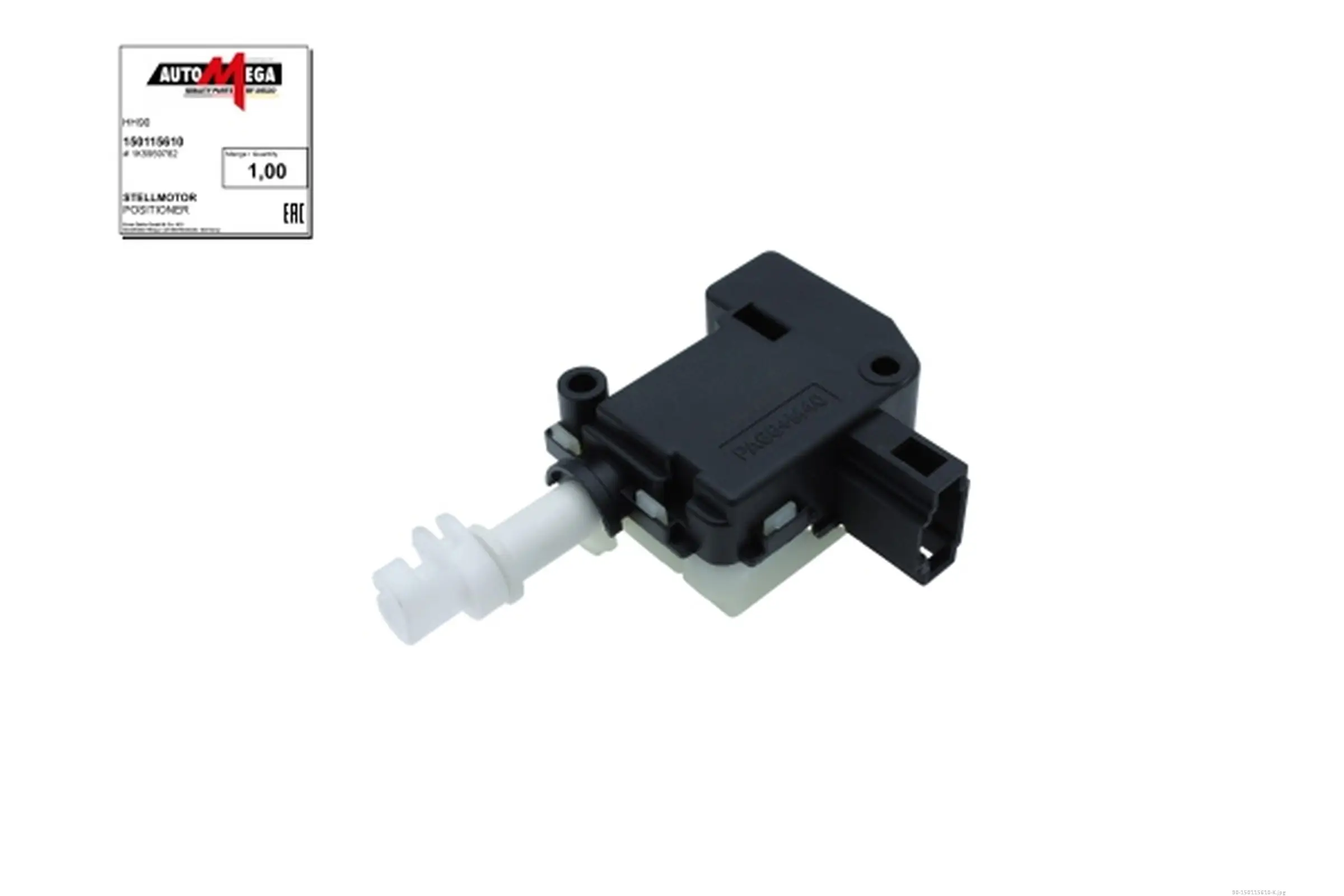 Stellelement, Zentralverriegelung Fahrzeugtankklappe AUTOMEGA 150115610