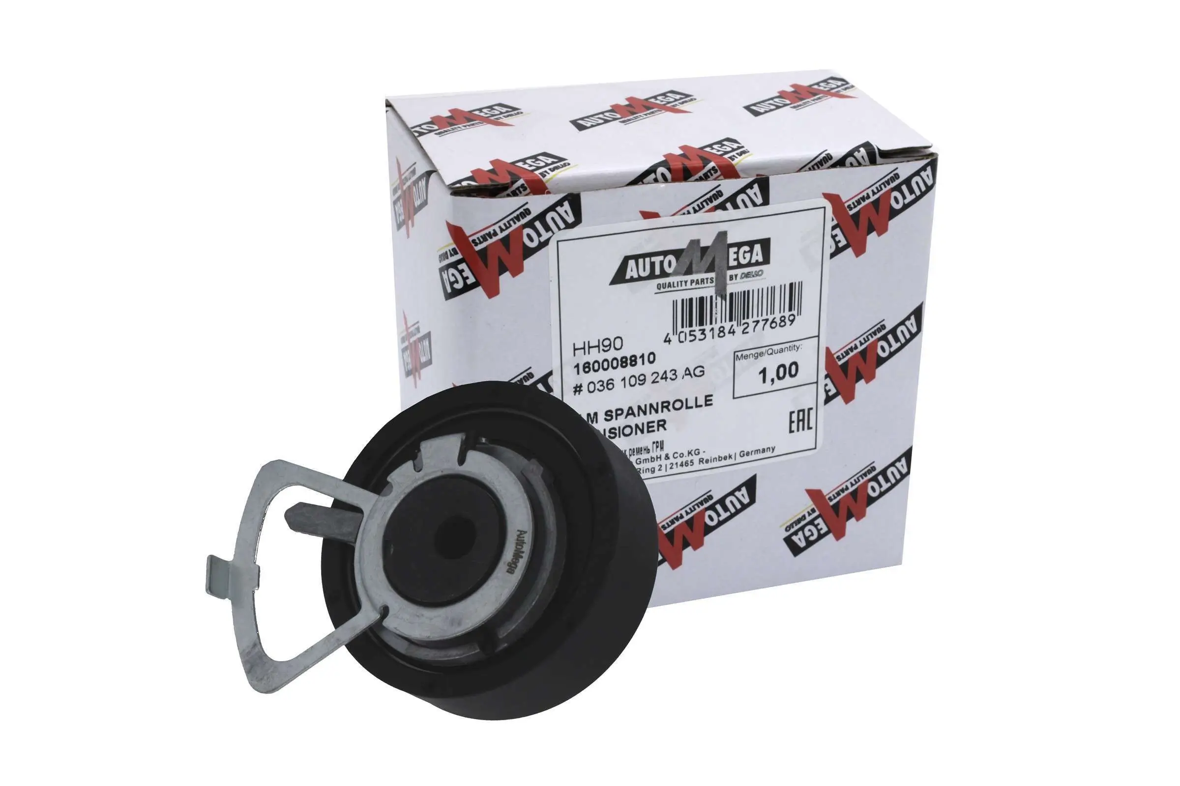 Spannrolle, Zahnriemen AUTOMEGA 160008810