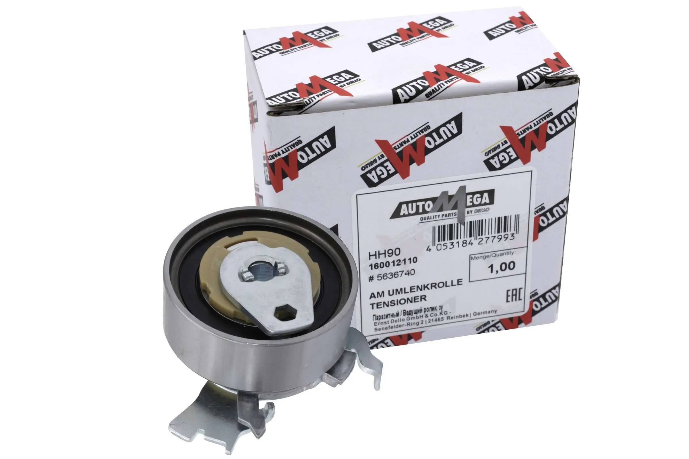 Spannrolle, Zahnriemen AUTOMEGA 160012110