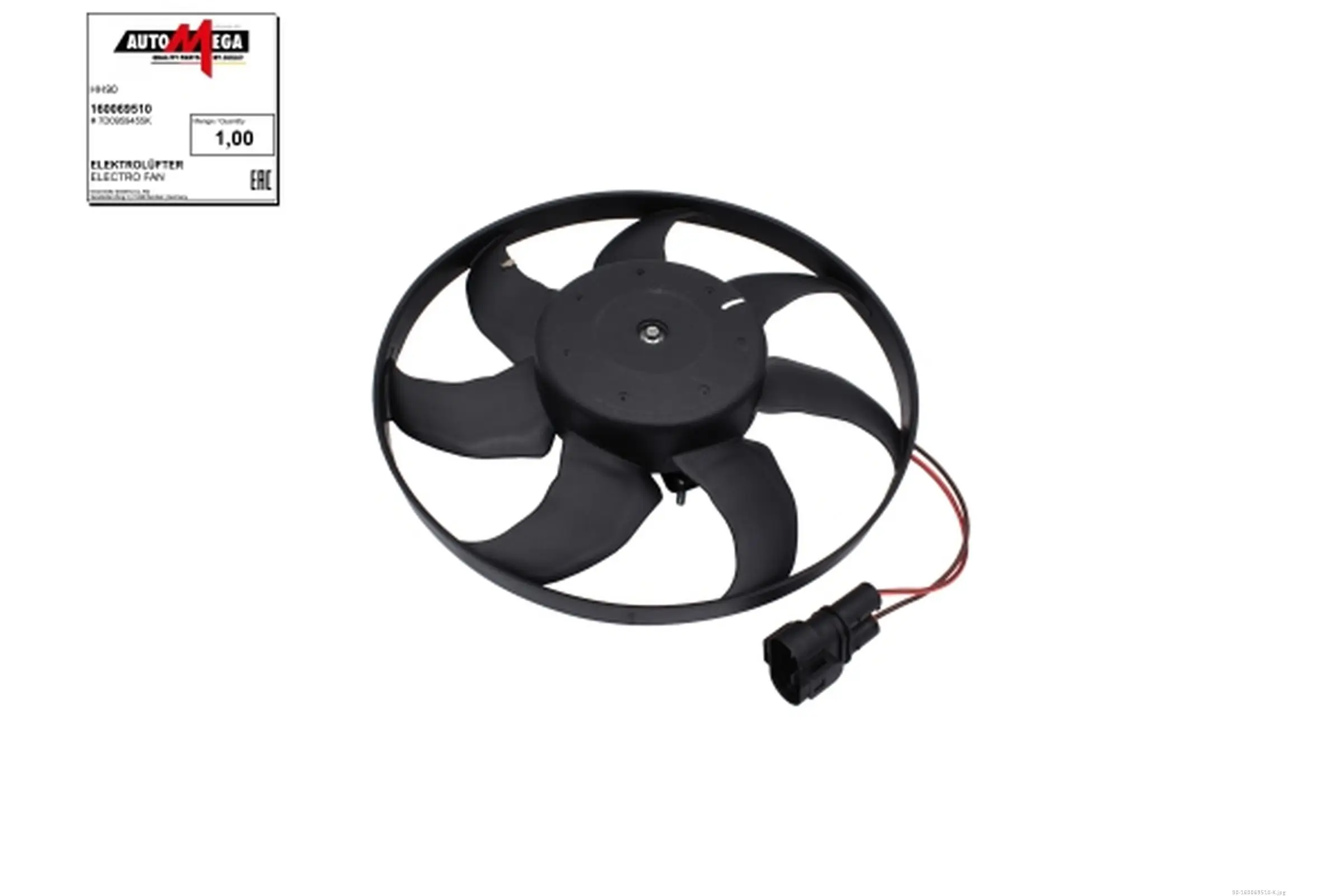 Lüfter, Motorkühlung AUTOMEGA 160069510