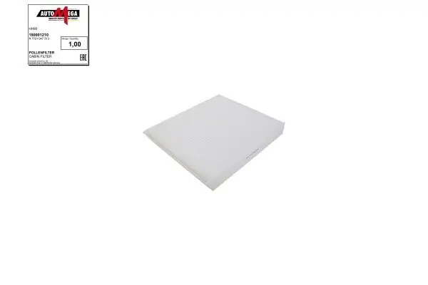 Filter, Innenraumluft AUTOMEGA 180001210