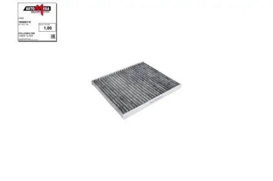 Filter, Innenraumluft AUTOMEGA 180006110 Bild Filter, Innenraumluft AUTOMEGA 180006110