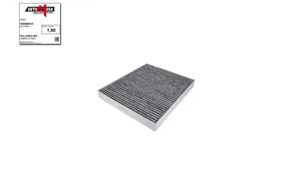 Filter, Innenraumluft AUTOMEGA 180006410