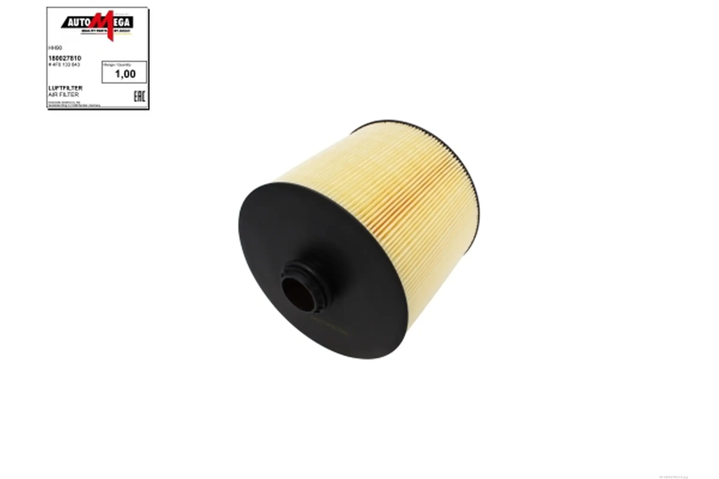 Luftfilter AUTOMEGA 180027810