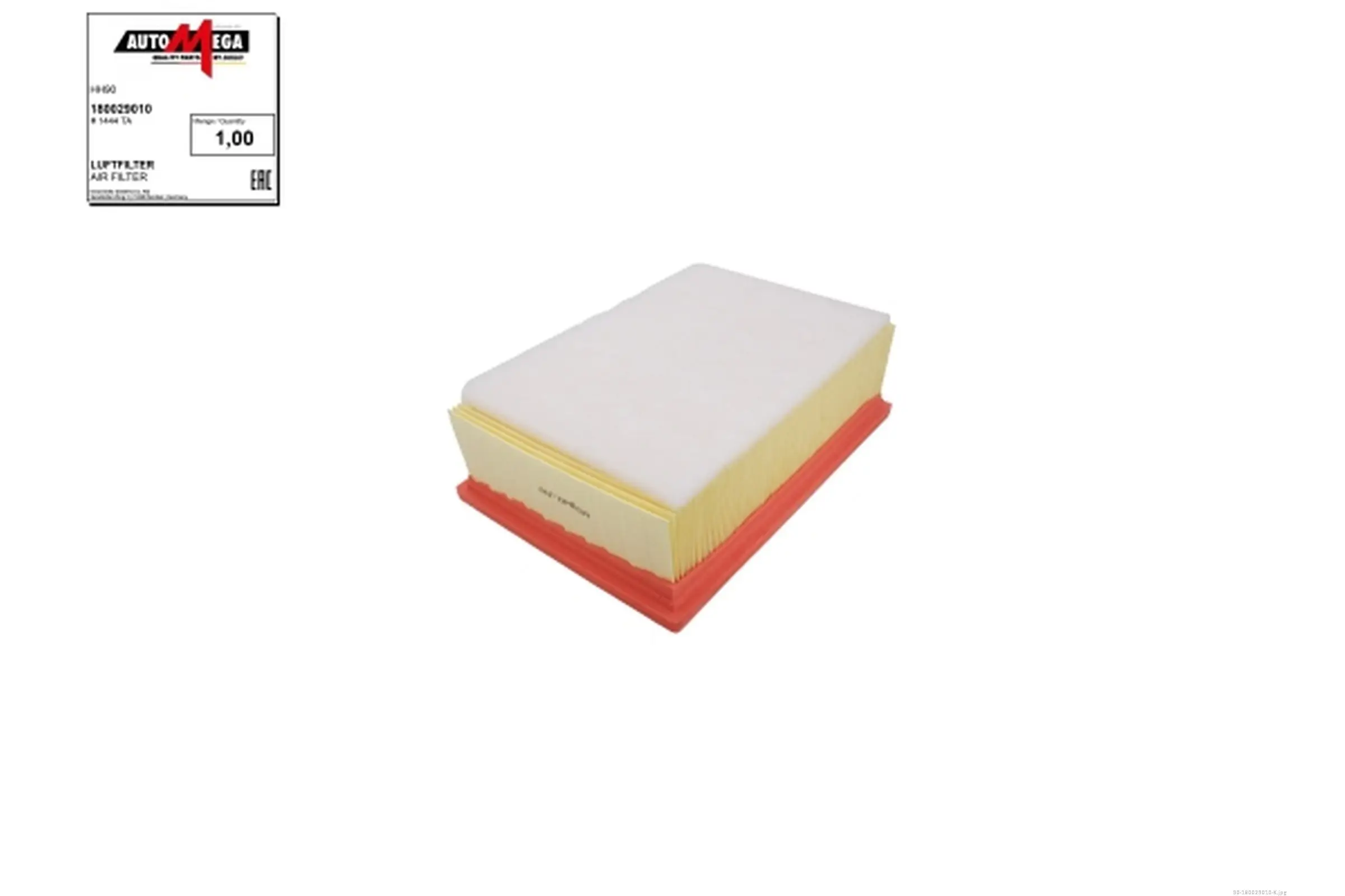 Luftfilter AUTOMEGA 180029010
