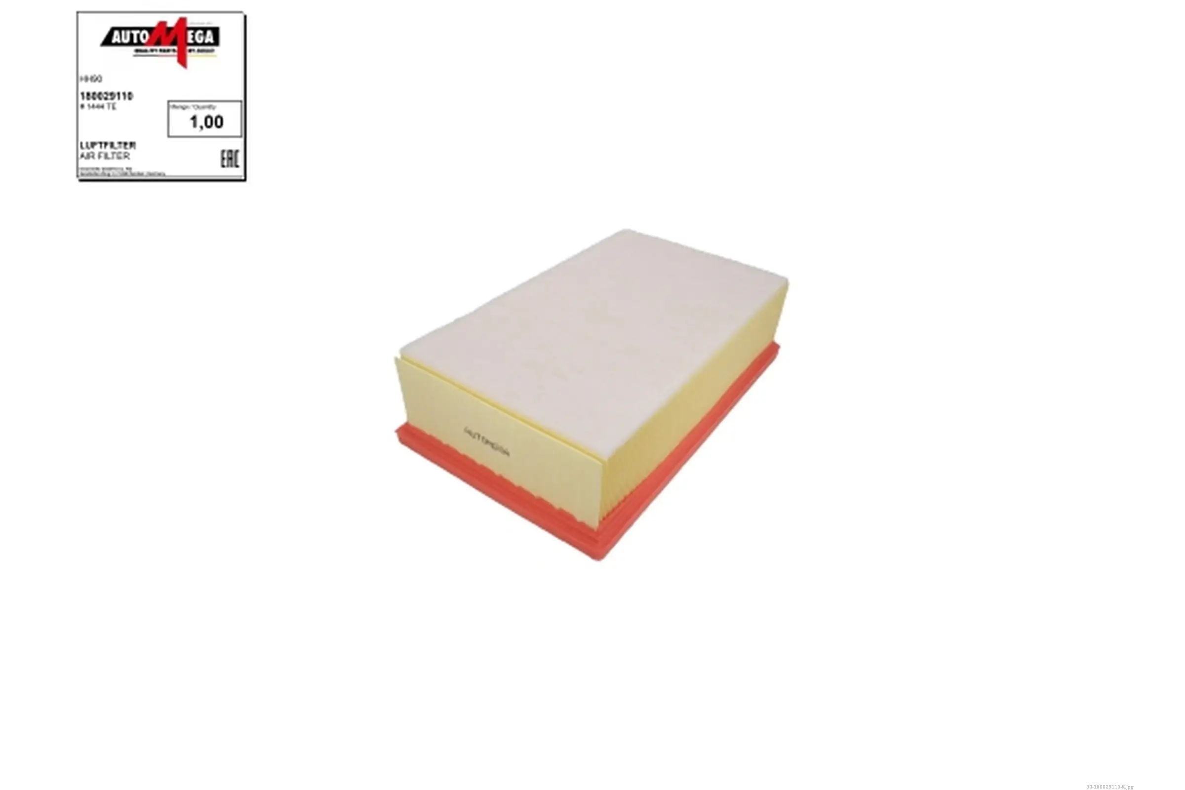 Luftfilter AUTOMEGA 180029110