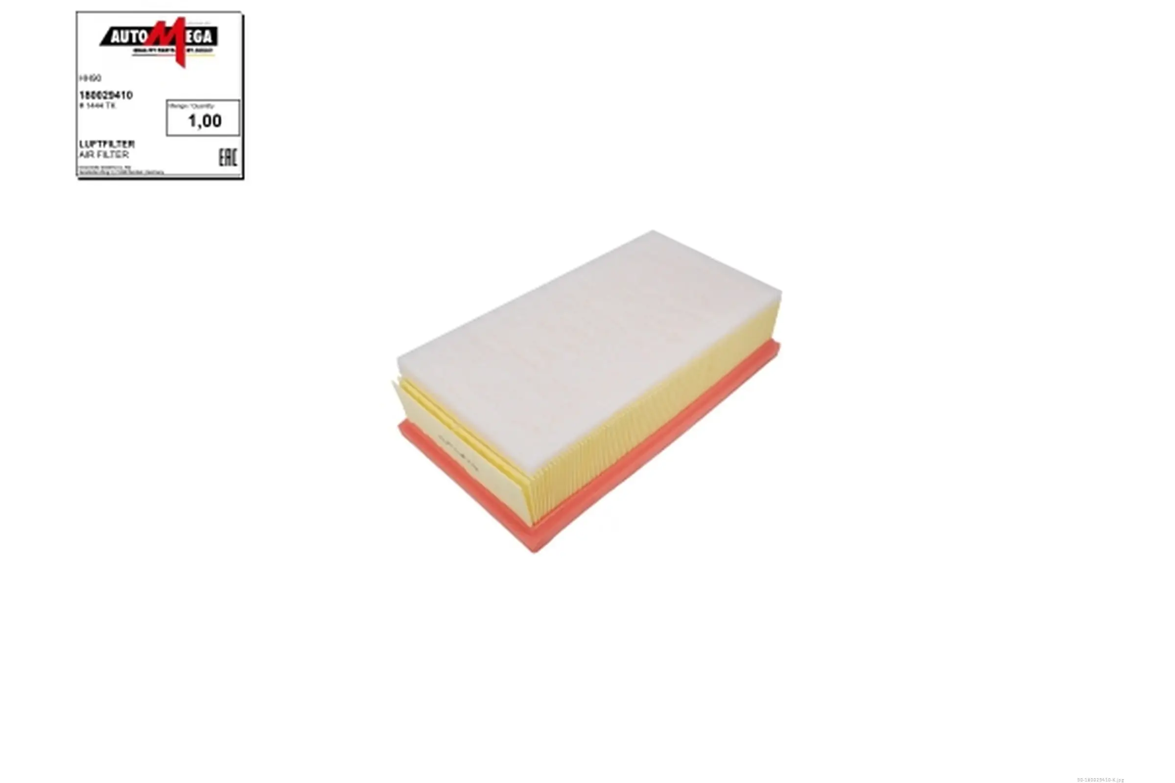 Luftfilter AUTOMEGA 180029410