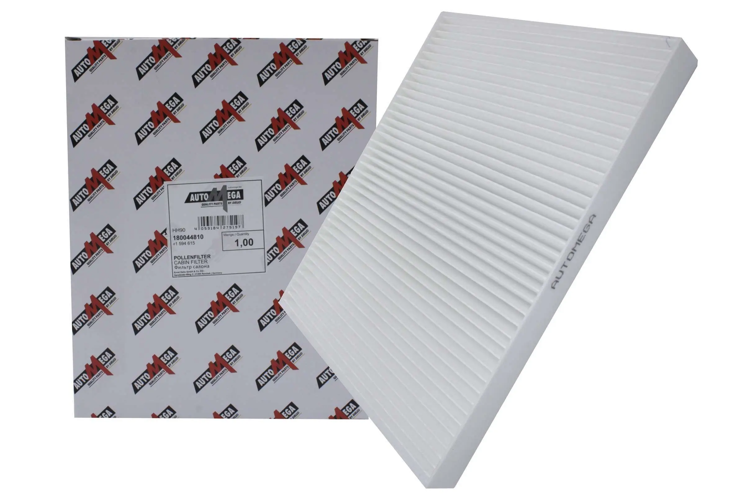 Filter, Innenraumluft AUTOMEGA 180044810