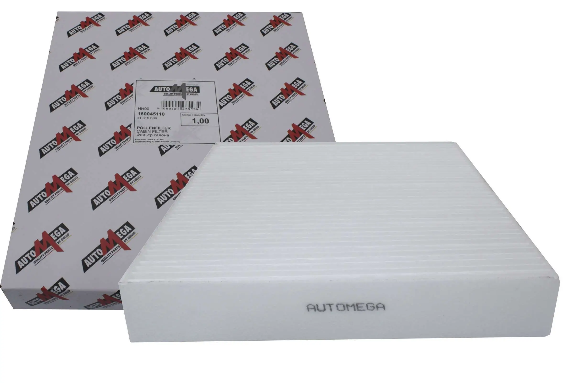 Filter, Innenraumluft AUTOMEGA 180045110