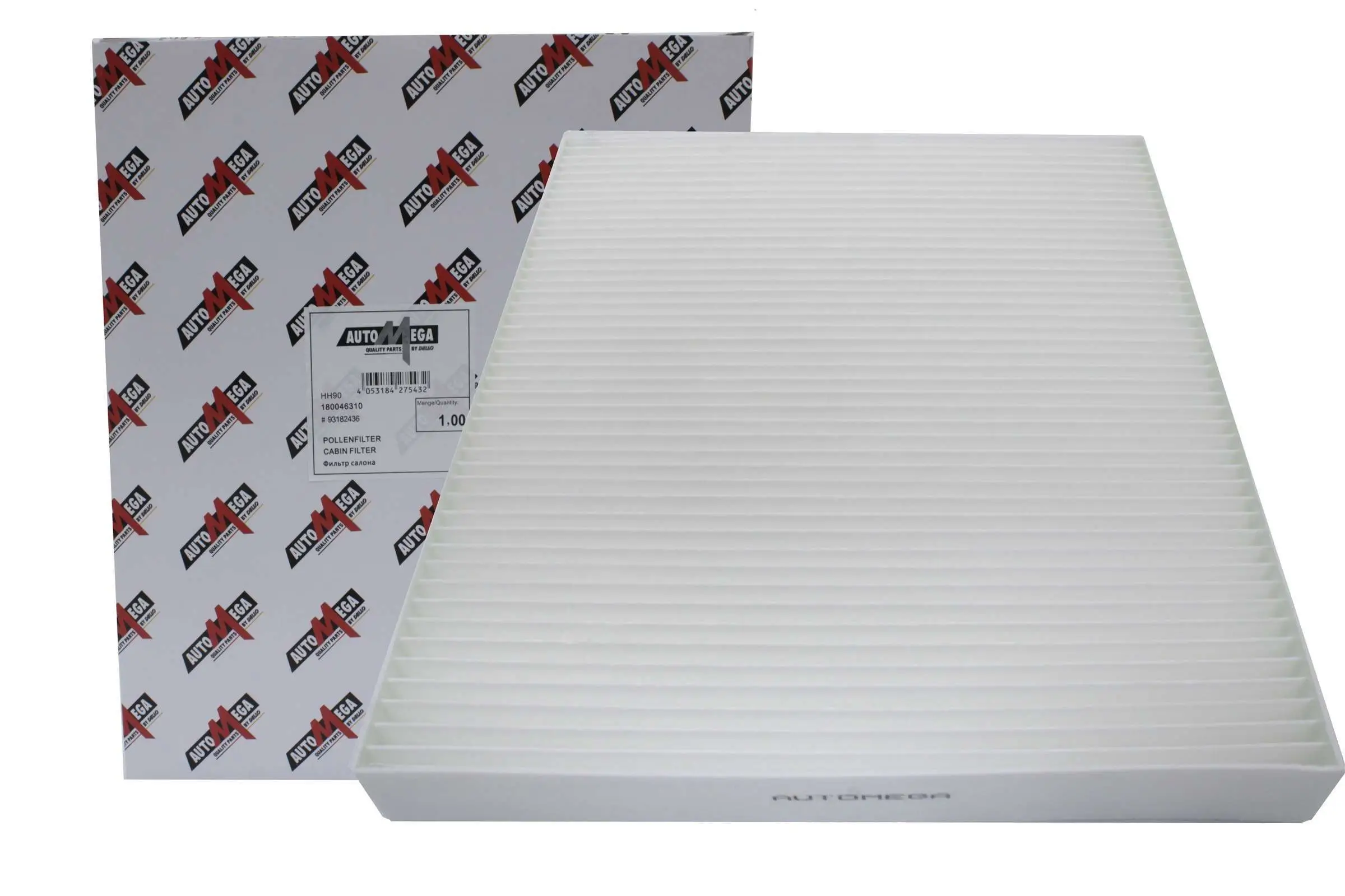 Filter, Innenraumluft AUTOMEGA 180046310